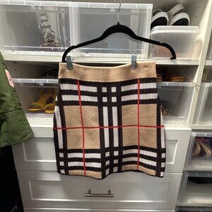 Authentic Burberry Knit Skirt